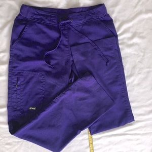 Greys anatomy purple rain scrub pants